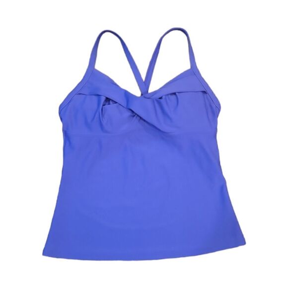 NWOT Athleta Twister Takini Swim Bathing Suit Top Purple 34B/C - Picture 2 of 13